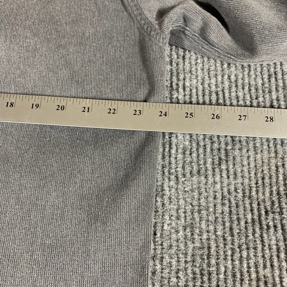 VTG Faconnable Shirt Mens Medium Gray Button Up Long Sleeve Heavyweight Corduroy - Picture 11 of 12